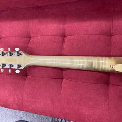 Harmony H1214 Archtone Acoustic Archtop Guitar 1950's - Blond with Faux Flame image 19