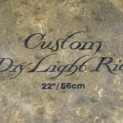 24 YEARS OLD 22” Zildjian K CUSTOM DRY LIGHT Ride 2937g image 2