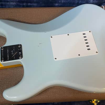 NEW! 2024 Fender #143 Limited Edition '62 Poblano Strat Journeyman Relic w/ Closet Classic Hardware - Super Faded Aged Sonic Blue - Only 7.2 lbs! - Authorized Dealer - Serial #CZ575858 image 10