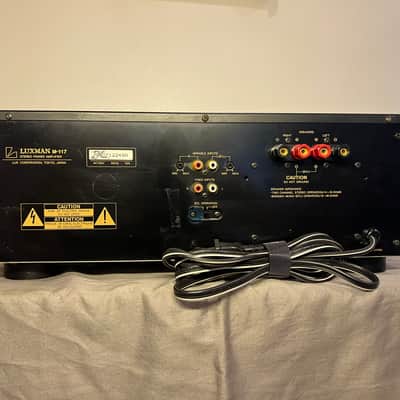 Luxman M-117, Power Amplifier, 200 watts per channel into 8Ω (stereo), excellent working condition image 9