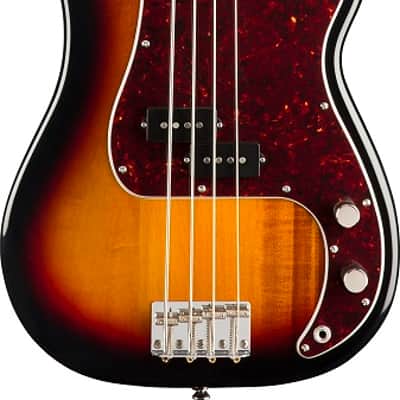 Squier Classic Vibe '60s Precision Bass Laurel FB, 3-Color Sunburst image 9