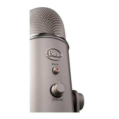 Blue Microphone Yeti USB Mic (Silver) with Knox Gear Headphones Bundle image 6
