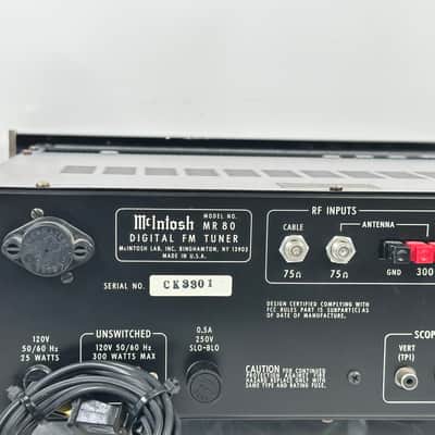 McIntosh MR80 Vintage Digital FM Tuner image 11
