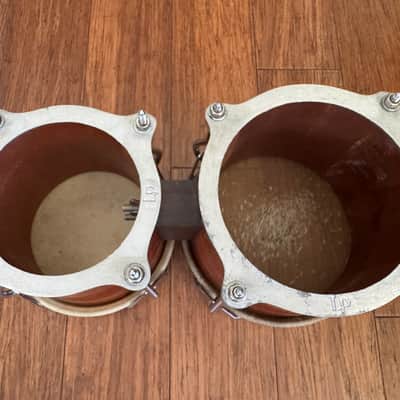 RARE! Vintage 1970s LP Bongos Palisades Park NJ Bongo Drums w/Case image 2