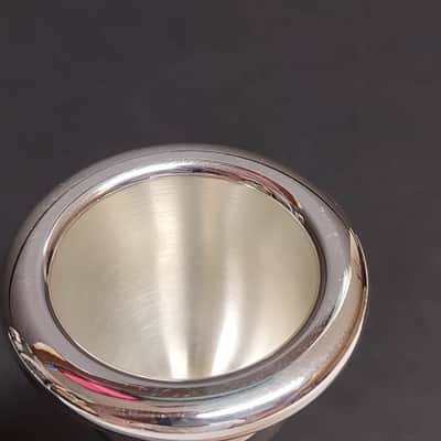 Kellyberg (Helleberg) Tuba Mouthpiece, Silver Plated Brass image 9