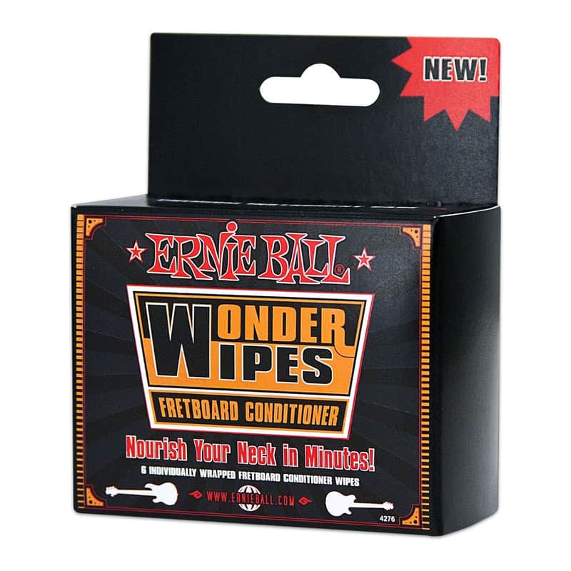 Ernie Ball 4276 Wonder Wipes Fretboard Conditioner (6 Pack) image 1