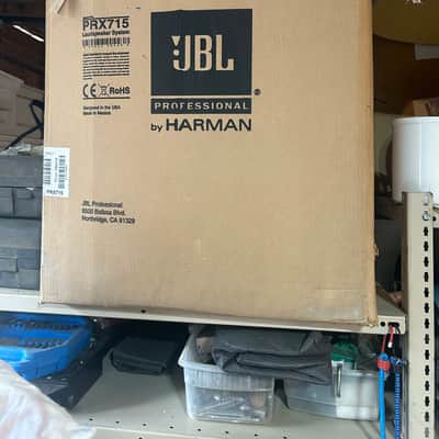 JBL PRX715 15" Powered 2-Way Main/Floor Monitor Speaker 2010s - Black image 7