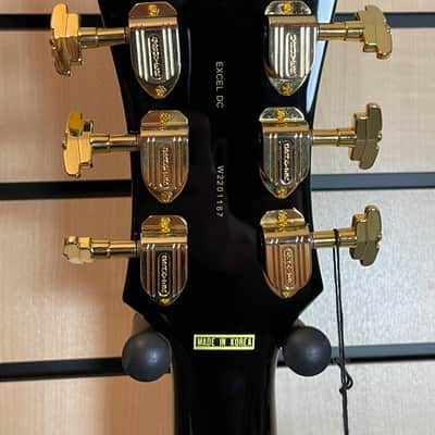 D'Angelico Excel DC Stopbar Tailpiece Solid Black Semi-Hollow Electric Guitar Case Made in South-Korea image 9
