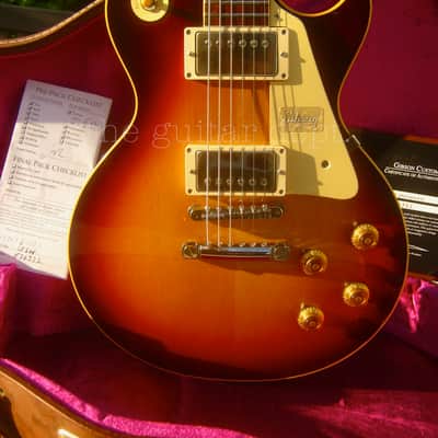 ✮PRISTINE!✮2017 Gibson Custom Shop Les Paul R8*1958 Reissue ✮BOURBON BURST✮8.9 LBS✮CUSTOMBUCKERS!✮58*R9 image 16