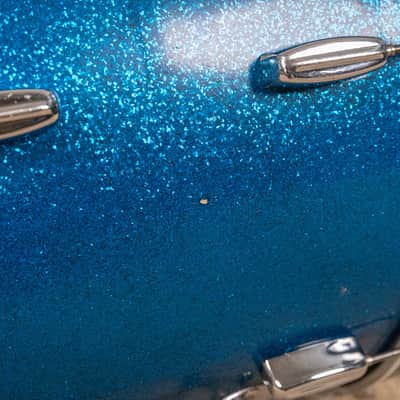 1960s Rogers Holiday Headliner Sparkling Blue Pearl Drum Set image 18
