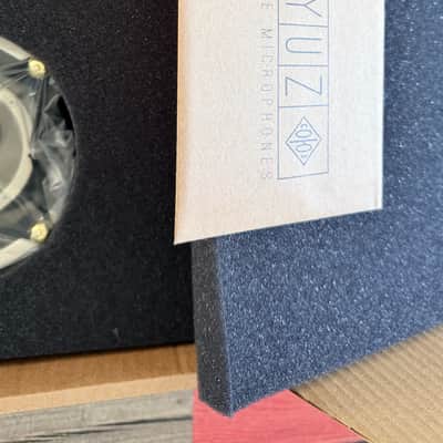 Soyuz Microphones 017 FET Large Diaphragm Cardioid Condenser Microphone 2019 - 2021 - Cream / Brass image 3