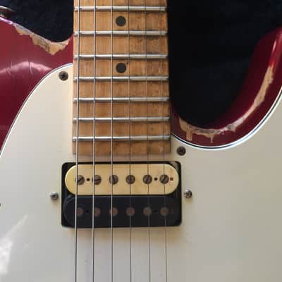 GJ2 Hellhound Sugar Pine Heavy Relic 2015 Trans Vintage Red custom shop telecaster image 17