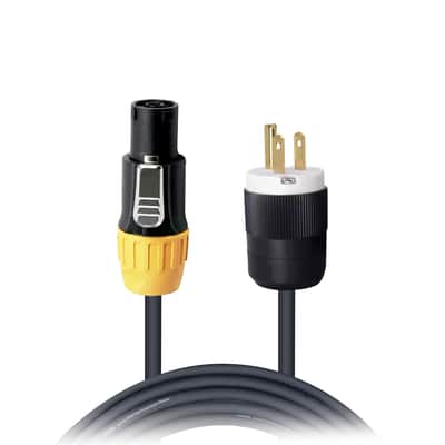 2x XC-TR1FE12-10 10 Ft. 12AWG 120VAC Male Edison NEMA 5-15P to Male Power Cable image 5