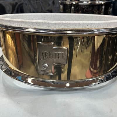 Arbiter 5 1/2" X 14" Snare Drum (733A-2256) 90's - BOW - Brass Over Wood image 6