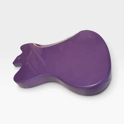 Purple DIY Paulownia Electric Guitar Body Purple image 7
