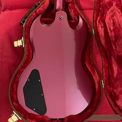 Rare Gibson SG Goddess 2006 - Unique Custom Dark Pink Refinish - Ebony Board image 17