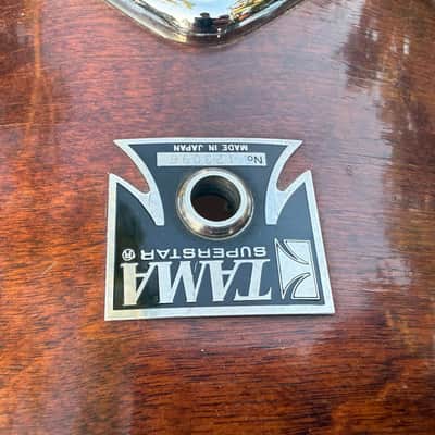Rare Vintage Tama Superstar 20x14 Bass Drum Super Mahogany image 5