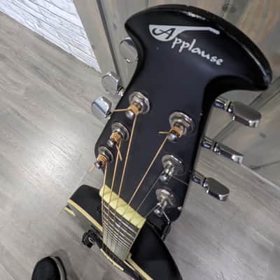 Applause by Ovation AE128 Black with Hardshell Case image 6