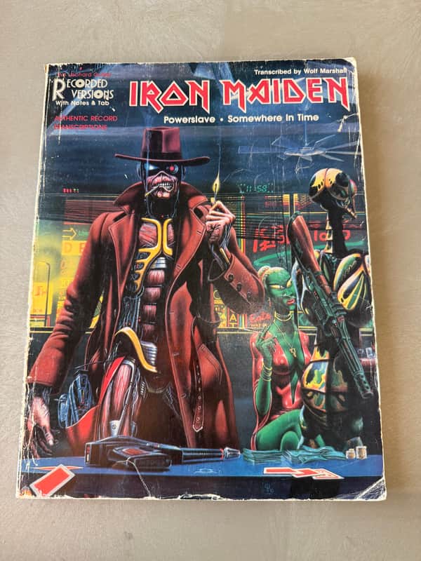 Hal Leonard Iron Maiden Powerslave / Somewhere in Time Guitar Tablature Book image 1