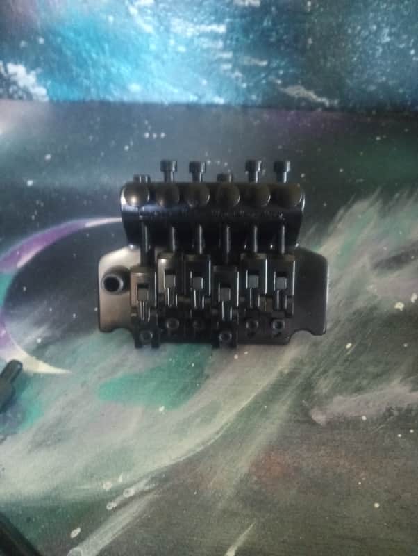 OEM Floyd Rose Double Locking Tremolo System Bridge for Electric Guitar Parts Black 2023 - Zinc Alloy image 1