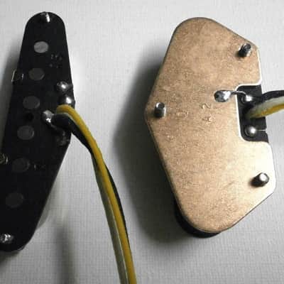 Coil Tapped Telecaster A2 A5 Custom Pickups SET Hand Wound Tele Fits Fender by Q pickups image 12