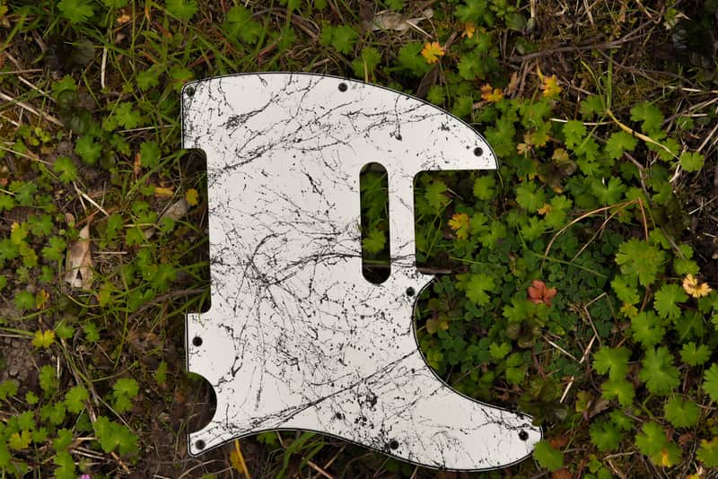Fender Telecaster pickguard MIJ made in japan crafted marbla white image 1