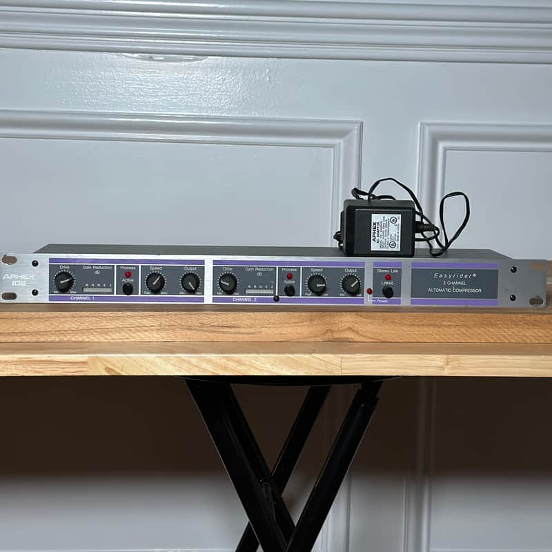 Aphex 108 VCA 2-Channel (Stereo/Dual Mono) Compressor w/ P/S - 1990's [2nd of 2 available] image 1