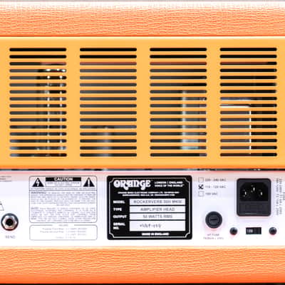 Orange Rockerverb 50 MKIII 50-Watt Twin Channel Class A/B Guitar Amplifier Head image 8