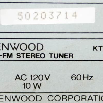 Kenwood KT-595 am fm stereo tuner image 4