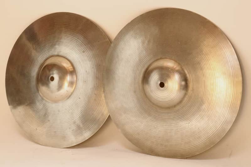 RARE SIZE Ludwig/Paiste 11" Hi-Hat Cymbals, Made In Germany "Chicago" Stamped, 320 & 398 Grams, 3-Star Logo, No Dents, Waves, Cracks or Fleabites / INSPECTED & TESTED image 1
