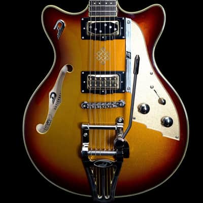 Duesenberg Joe Walsh Alliance Series Semi-Hollow Electric Guitar in Gold Burst, Pre-Owned image 1