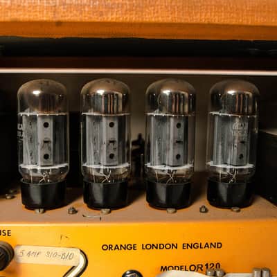 Orange OR120 1970s Orange Tolex owned by Billy Corgan Siamese Dream Mellon Collie image 6