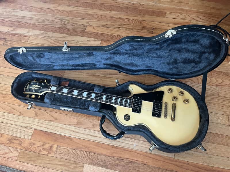 1980s Burny RLC-60 Single cut Aged White – Made in Japan image 1