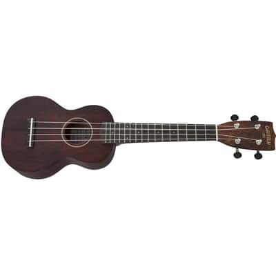 Gretsch G9100-L Soprano Long-Neck Ukulele with Gig Bag, Vintage Mahogany Stain image 14