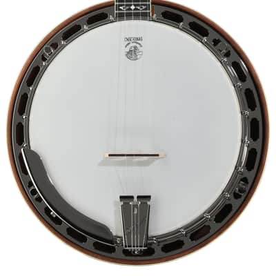 Deering Golden Wreath 5-string Resonator Banjo - Brown Mahogany image 3