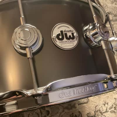 Mint DW Collector's Series Metal Snare Drum 6.5x14”  Satin Black Over Brass DRVD6514SVCBK image 7