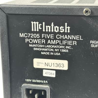 McIntosh MC7205 Five Channel Power Amplifier image 13