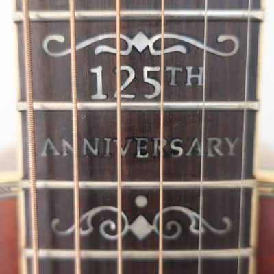 Washburn R318SKK 125th Anniversary Limited Edition Parlor Guitar 2008 Coffin Case Paper Work Very Clean #135 of 250 image 7