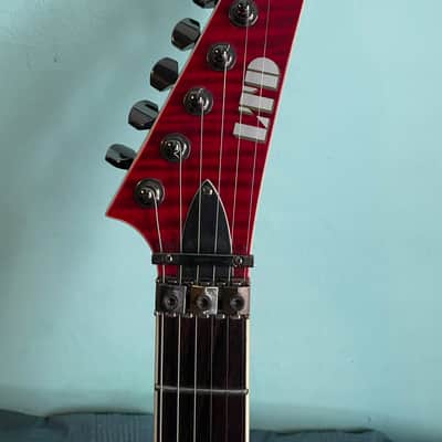 ESP LTD MH-327 2021 - See Thru Red 27 fret image 16