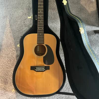Takamine 12-String Dreadnought Acoustic Guitar Natural w/ Hard Case image 2