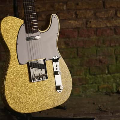 Fender Custom Shop '63 Telecaster Closet Classic, Chambered Body - Aged Gold Sparkle image 3