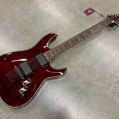Schecter Hellraiser C-1 - Black Cherry image 4