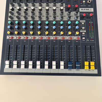 Soundcraft EPM-8 Multi-Format 8-Channel Mixer 2010s - Blue image 5