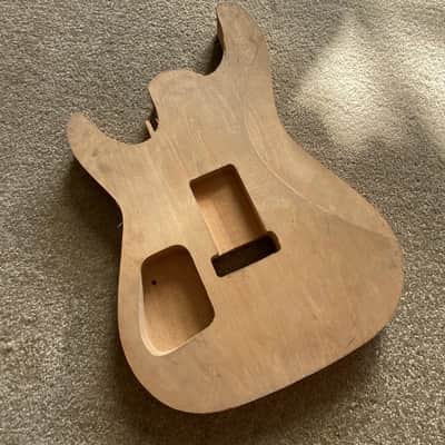 DIY Unfinished Basswood HSH Guitar Body image 2