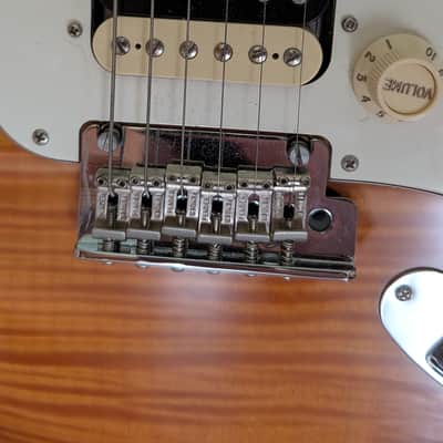 Fender Semi Hollow Stratocaster 2019 - AAA flame ice tea image 13