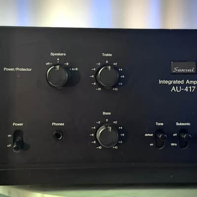 πΆβ¨ Sansui AU-417 Integrated Amplifier β 120V U.S. Unit, Serviced, Cleaned, Tested image 5