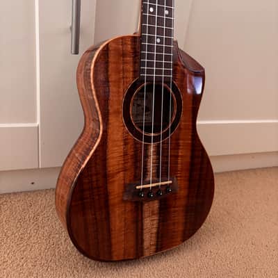 Kanile'a Platinum 2016 Limited Edition Tenor Ukulele (#14654) - Master Grade 5A Curly Koa image 4