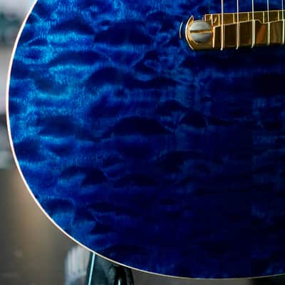PRS 20th Anniversary Artist Top SingleCut Custom 22 Quilted Blue Brazilian Board 2007 image 5