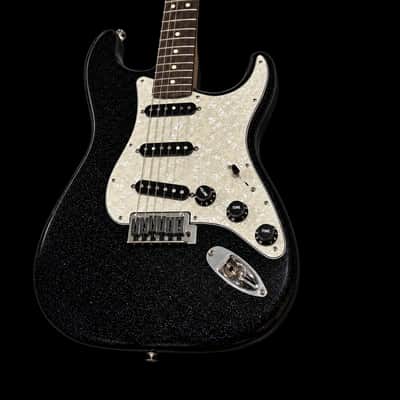 Fender Nedula 70th Anniversary Stratocaster 2024 - Black with multicolored small dots,red and blue to simulate Nebula. image 2