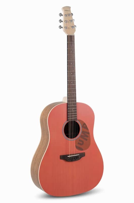 Mint Ovation Applause Jump 6-String Acoustic Guitar - Peach image 1